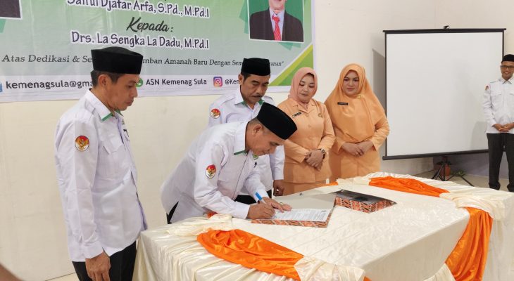 Kepala Kemenag Kepulauan Sula Berganti, Saiful Djafar Arfa Dipindahkan ke Kabupaten Halmahera Selatan
