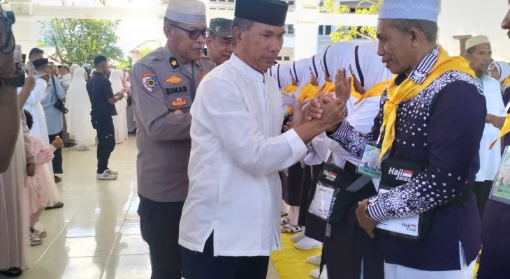 Pemda Pulau Taliabu Lepas 48 JCH, Ini Pesan Kemenag Pulau Taliabu