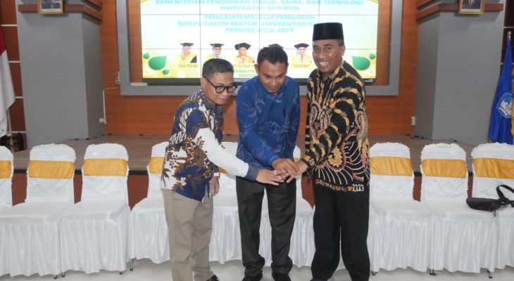 Ini Tiga Nama yang Masuk Calon Rektor Unkhair Ternate Periode 2025-2029