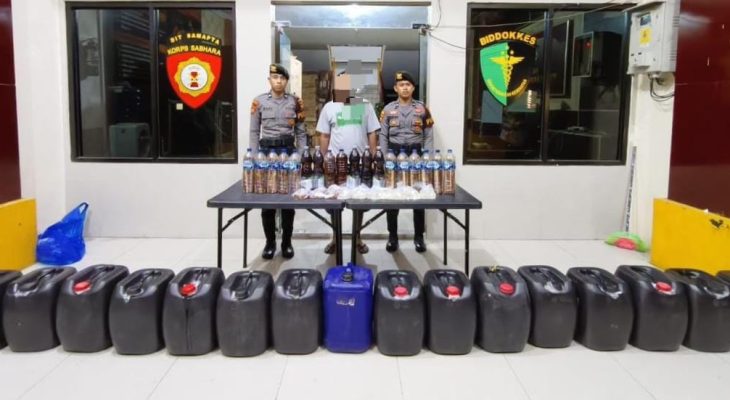 Polda Maluku Utara Tangkap Penjual Cap Tikus di Maliaro, Ternate