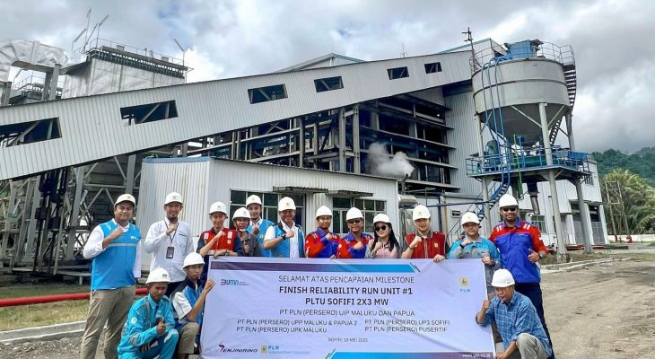 PLN UIP Maluku Papua Capai Milestone Penting: Unit 1 PLTU Sofifi 2×3 MW Rampungkan Reliability Run
