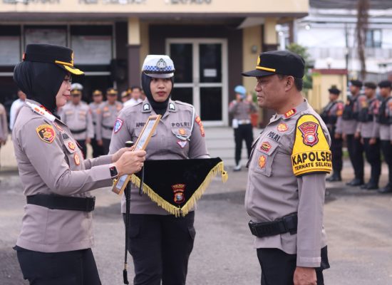 Aktif Basmi Miras, Kapolres Ternate Kasih Penghargaan ke AKP Bakry Sahruddin