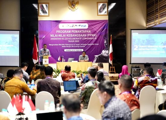 Wamen Ossy Jadi Pembicara di LEMHANNAS RI: Tanah dan Tata Ruang Pilar Ketahanan Nasional