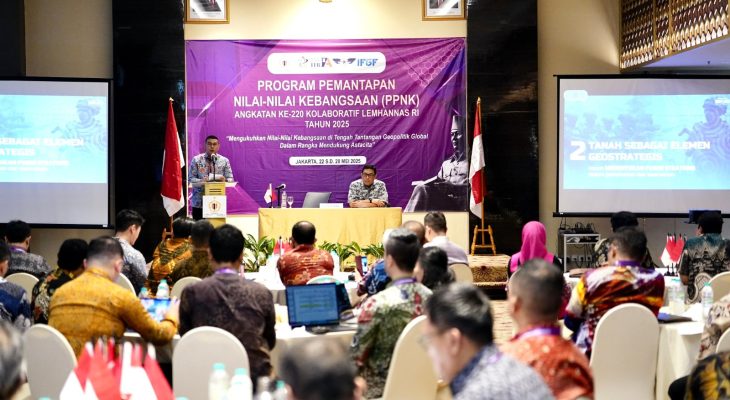 Wamen Ossy Jadi Pembicara di LEMHANNAS RI: Tanah dan Tata Ruang Pilar Ketahanan Nasional