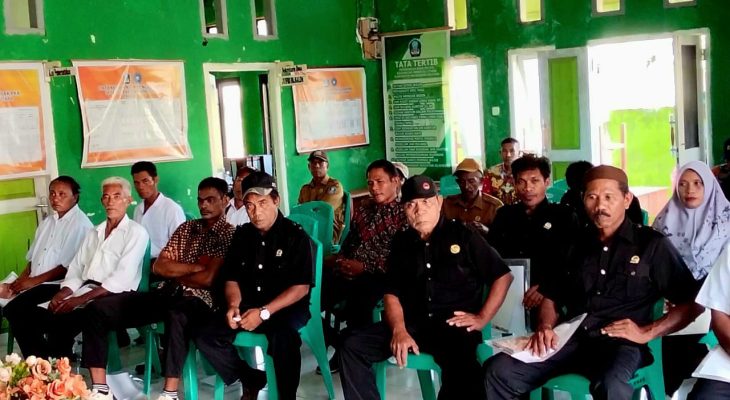 Desa Pelita, Halmahera Selatan Jadi Tuan Rumah Pelaksanaan Bimtek BPD se-Kecamatan Mandioli Utara