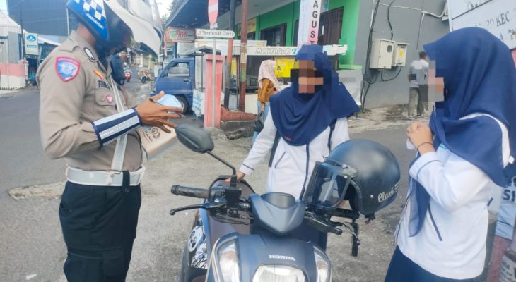 Satlantas Polres Ternate Tilang Ribuan Kendaraan Dalam Waktu Lima Bulan