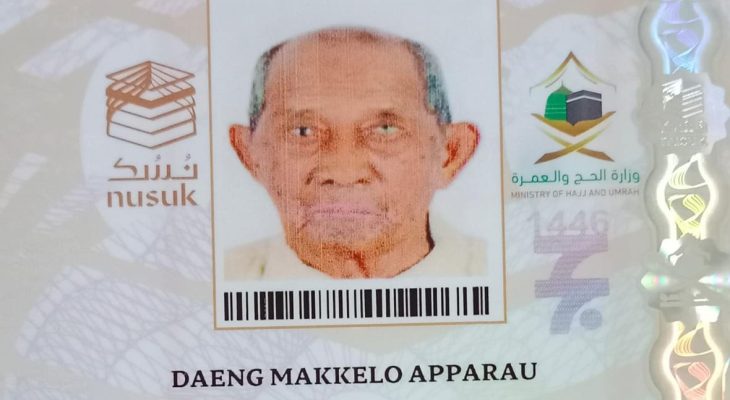 Daeng Makkelo, Jemaah Haji Asal Ternate Meninggal Dunia di Tanah Suci