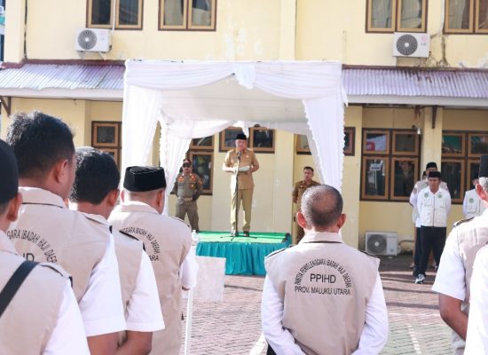 Apel Siaga PPIHD Maluku Utara, Wagub: Pelayanan ke Jemaah Harus Optimal