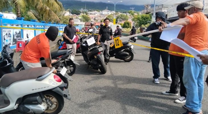 Polisi Gelar Rekonstruksi Kasus Pencurian Handphone oleh Tersangka Oknum Lurah di Kota Ternate