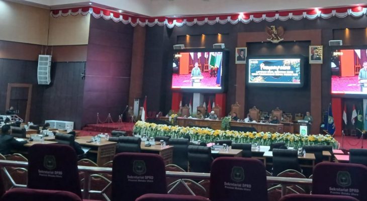 DPRD Maluku Utara Gelar Rapat Paripurna Penyampaian Hasil Reses 