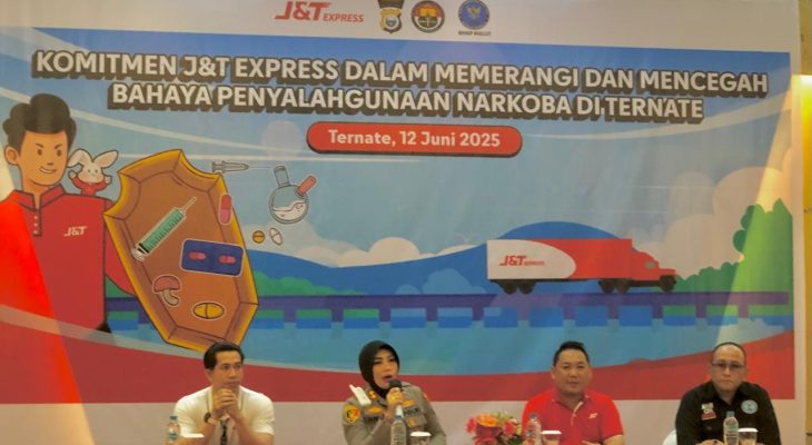 J&T Dorong Polres Ternate Tangkap DPO Penyalahgunaan Narkotika di Ternate