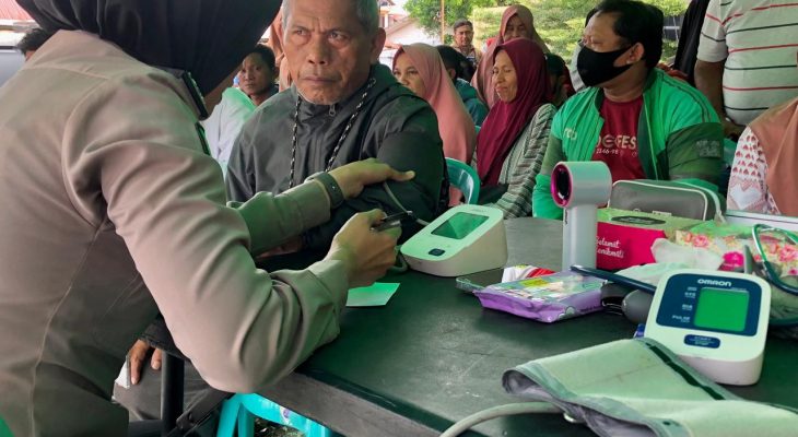 Polda Maluku Utara Lakukan Pemeriksaan Kesehatan Gratis