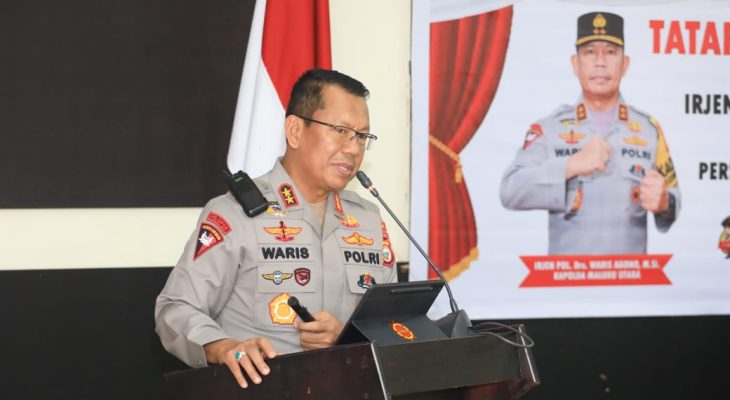Kapolda Kunjungi Polres Halmahera Utara, Tegaskan Disiplin ke Anggota