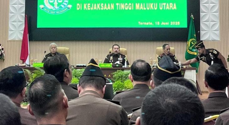 Jaksa Agung Kasih Arahan ke Seluruh Jajaran Kejaksaan di Maluku Utara