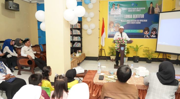Dispersip Kota Ternate Gelar Lomba Bertutur Tingkat SD