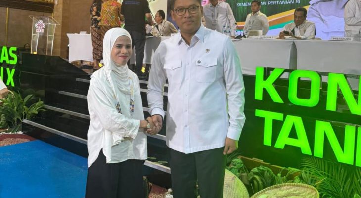 Hadiri Munas HKTI di Jakarta, Nazlatan Kasuba Komitmen Bawa Aspirasi Petani ke Nasional