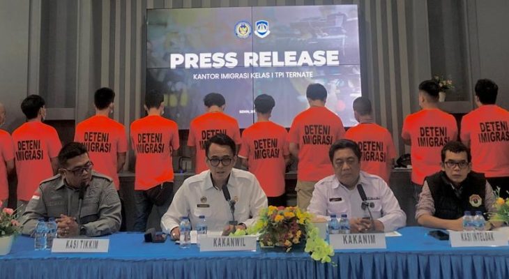 Imigrasi Kelas I TPI Ternate Amankan Puluhan Korban TPPO Lintas Negara