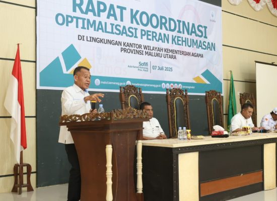 Bangun Citra Positif, Kakanwil: Kemenag Malut Perkuat Sinergi Kehumasan