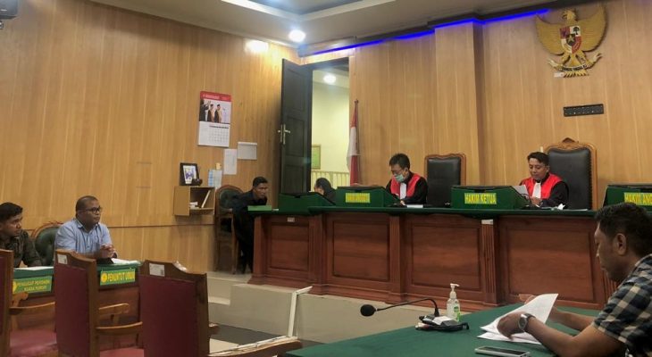 PN Ternate Gelar Sidang Perdana Utang Piutang Wakil Bupati Halmahera Selatan