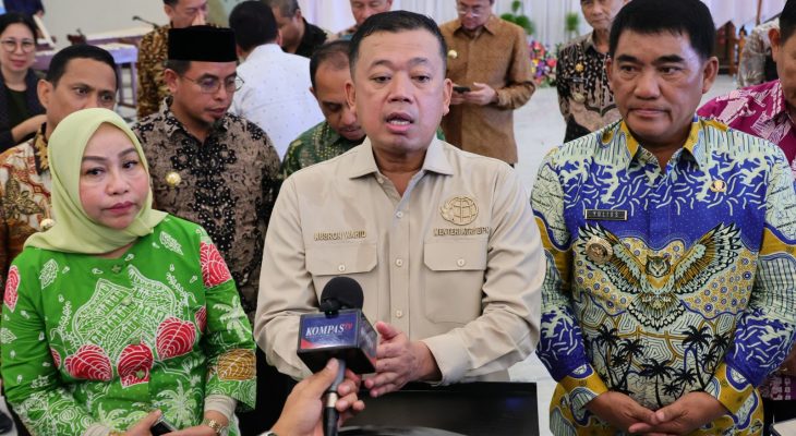 Rakor dengan Pemda, Menteri Nusron Bersama Kepala Daerah Se-Sulawesi Utara Sepakat Menjaga Ekosistem Tata Ruang