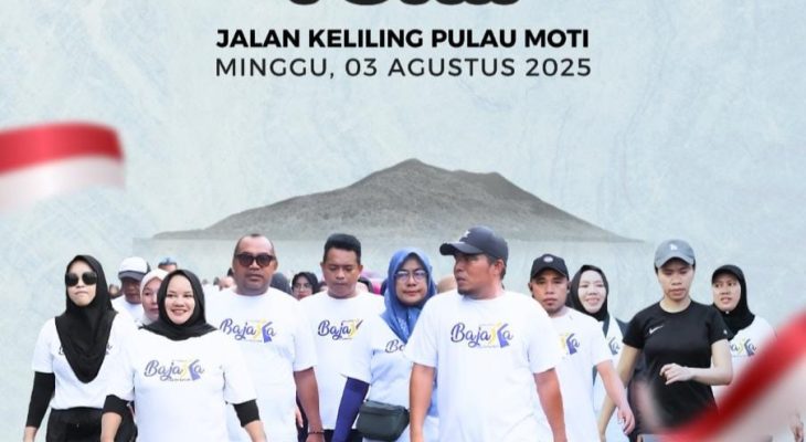 Ramaikan, Jalan Kaki Keliling Pulau Moti Ternate 