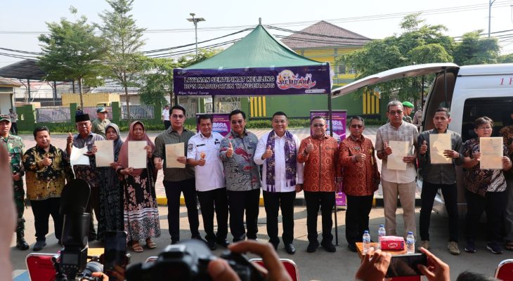 Tinjau Layanan Sertipikat Keliling di Kabupaten Tangerang, Wamen Ossy: Wujud Peningkatan Pelayanan Publik