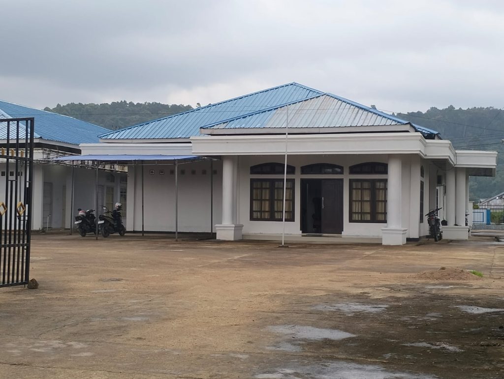 Rumah Dinas Sekda yang ditempati mantan Wabup