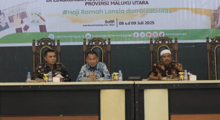 Kemenag Maluku Utara Gelar Evaluasi Haji Tahun 2025: Soroti Digitalisasi dan Perlindungan Jemaah Lansia