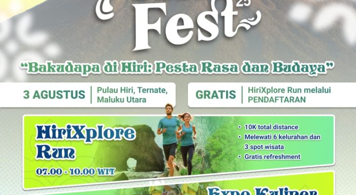 Mahasiswa KKN UGM Gelar Hiri Fest 2025 Bertajuk ‘Bakudapa di Hiri: Pesta Rasa dan Budaya’