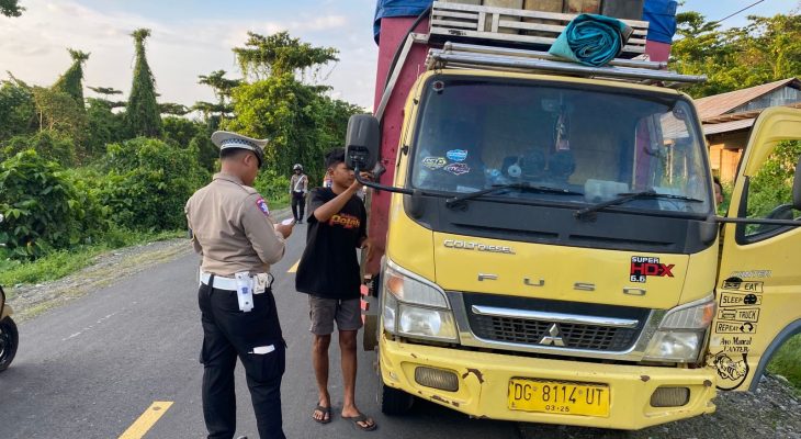 Ratusan Pengendara di Halmahera Timur Ditindak, Masyarakat Diimbau Patuhi Aturan Lalu Lintas