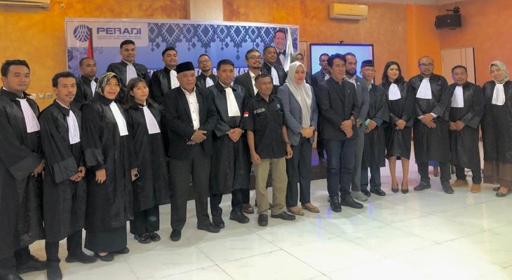 DPC Peradi Ternate Lakukan Pengangkatan Belasan Advokat