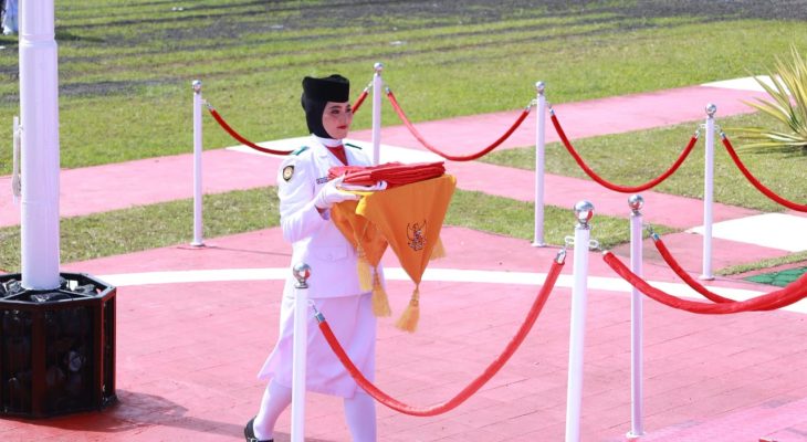 Aisyah Armaiyn, Pembawa Baki Upacara HUT Ke-80 Kemerdekaan RI di Kota Ternate