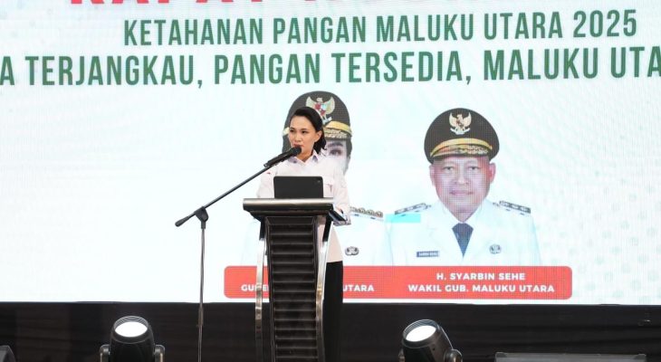 Gubernur Sherly Matangkan Strategi Pangan: Beras Lokal, Telur Murah, Rica dan Tomat Stabil 