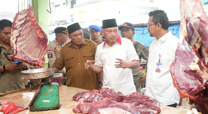 Plt Kepala DKP Maluku Utara Dampingi Wakil Gubernur Sidak di Pasar 
