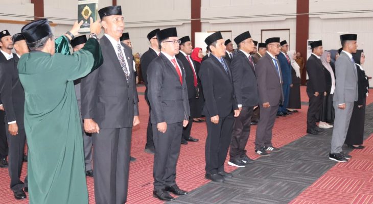 Ini Daftar 48 Pejabat Eselon III dan IV yang Dilantik Gubernur Maluku Utara 