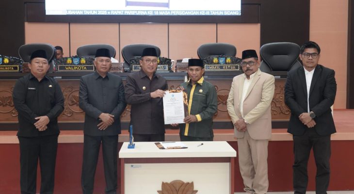 APBD-P 2025 Pemkot Ternate Surplus Pendapatan 1 Miliar