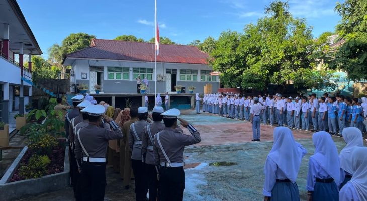 Peringati Hari Lalu Lintas ke-70, Satlantas Polresta Tidore Gelar Police Goes to School di SMA Negeri 3