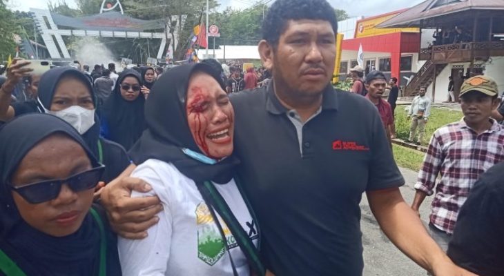 Ketua KOHATI Dipukul Aparat, BADKO HMI Malut Desak Kapolres Halsel Dicopot