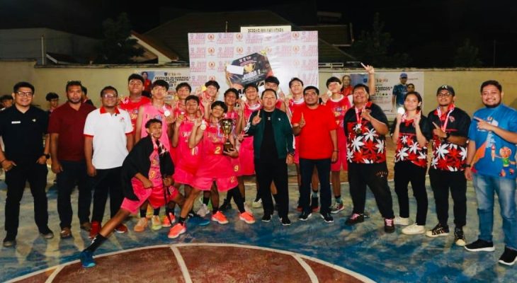 Pancasila Jr Kawinkan Gelar Juara, Ketua Perbasi: Festival KONI jadi Ajang Menguji Kemampuan Atlet