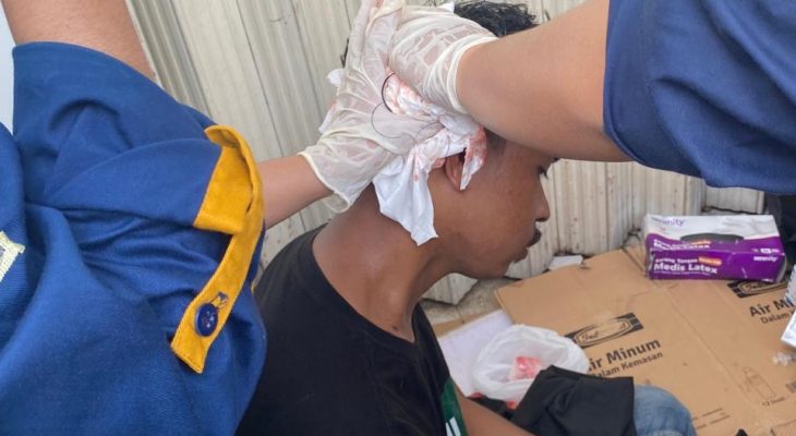 Dua Massa Aksi di Ternate Berlumuran Darah, Diduga Kena Lemparan Batu