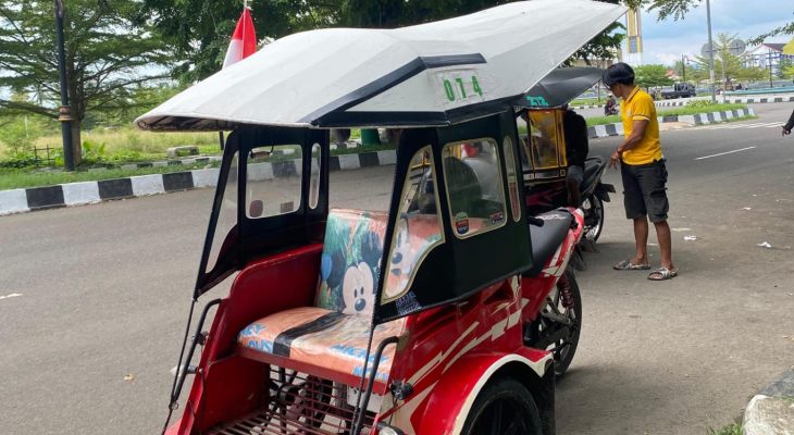 Perpindahan Polda Maluku Utara di Sofifi Membawa Peningkatan Pendapatan Penarik Bentor