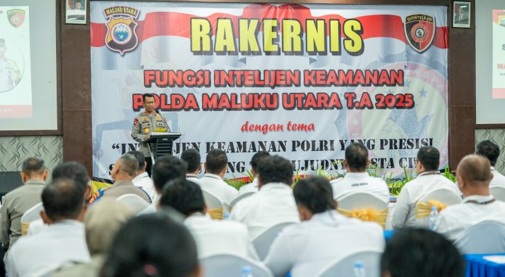 Buka Rakernis, Kapolda Malut Ingatkan 4 Tahapan Intelijen pada Anggota