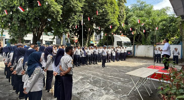 Sekda Pimpin Apel Pagi Rabu Menyapa di Dinas Perhubungan Kota Ternate  
