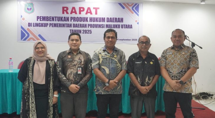 Gubernur Maluku Utara Tekankan Penyusunan Produk Hukum Daerah Harus Sesuai Undang-Undang dan Kebijakan Pembangunan