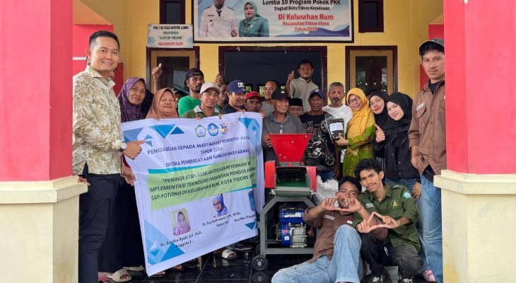 Dosen Pertanian Unkhair Buat Pelatihan Manajemen Pemeliharaan Sapi Potong di Tidore