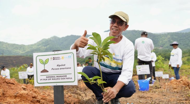 PLN UIP MPA Tanam Pohon di 160 Hektar Kawasan DAS, Wujud Komitmen Keberlanjutan Lingkungan di Papua