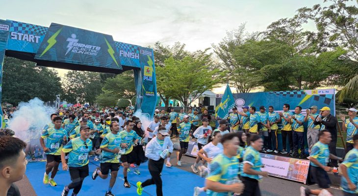 Rangkaian Hari Pelanggan Nasional, PLN Sukses Gelar Ternate Electric Run 2025