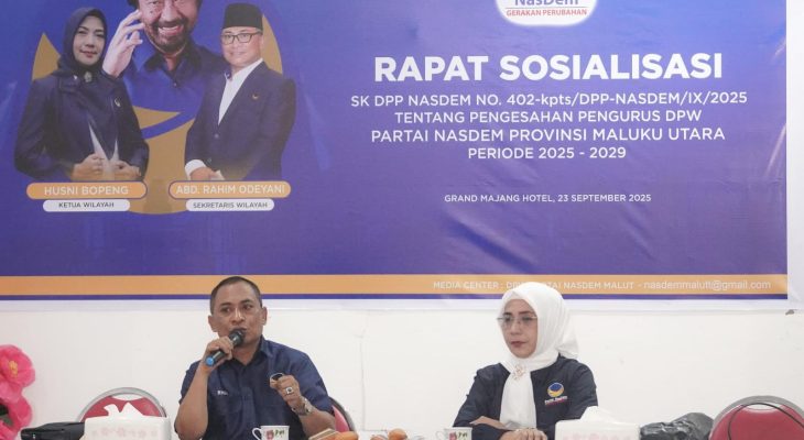 Kepengurusan Baru, NasDem Maluku Utara Bidik Kemenangan Politik 2029