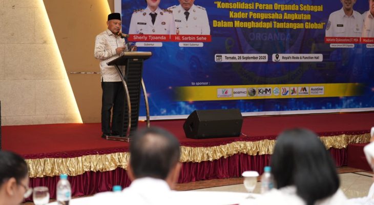 Wagub Maluku Utara Ajak Organda Kolaborasi dalam Pembangunan Bidang Transportasi