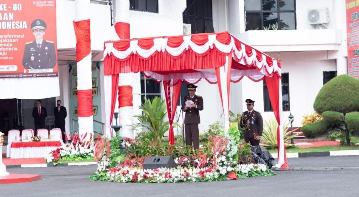 Kejaksaan Tinggi Maluku Utara Perkuat Integritas di HUT Kejaksaan RI ke-80